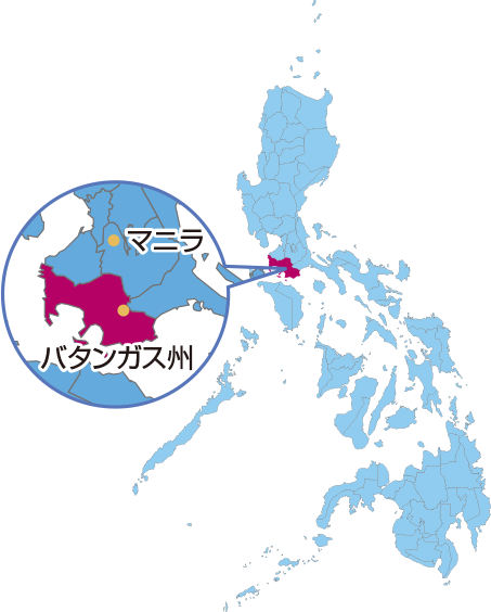 Philippines Subsidiary地図